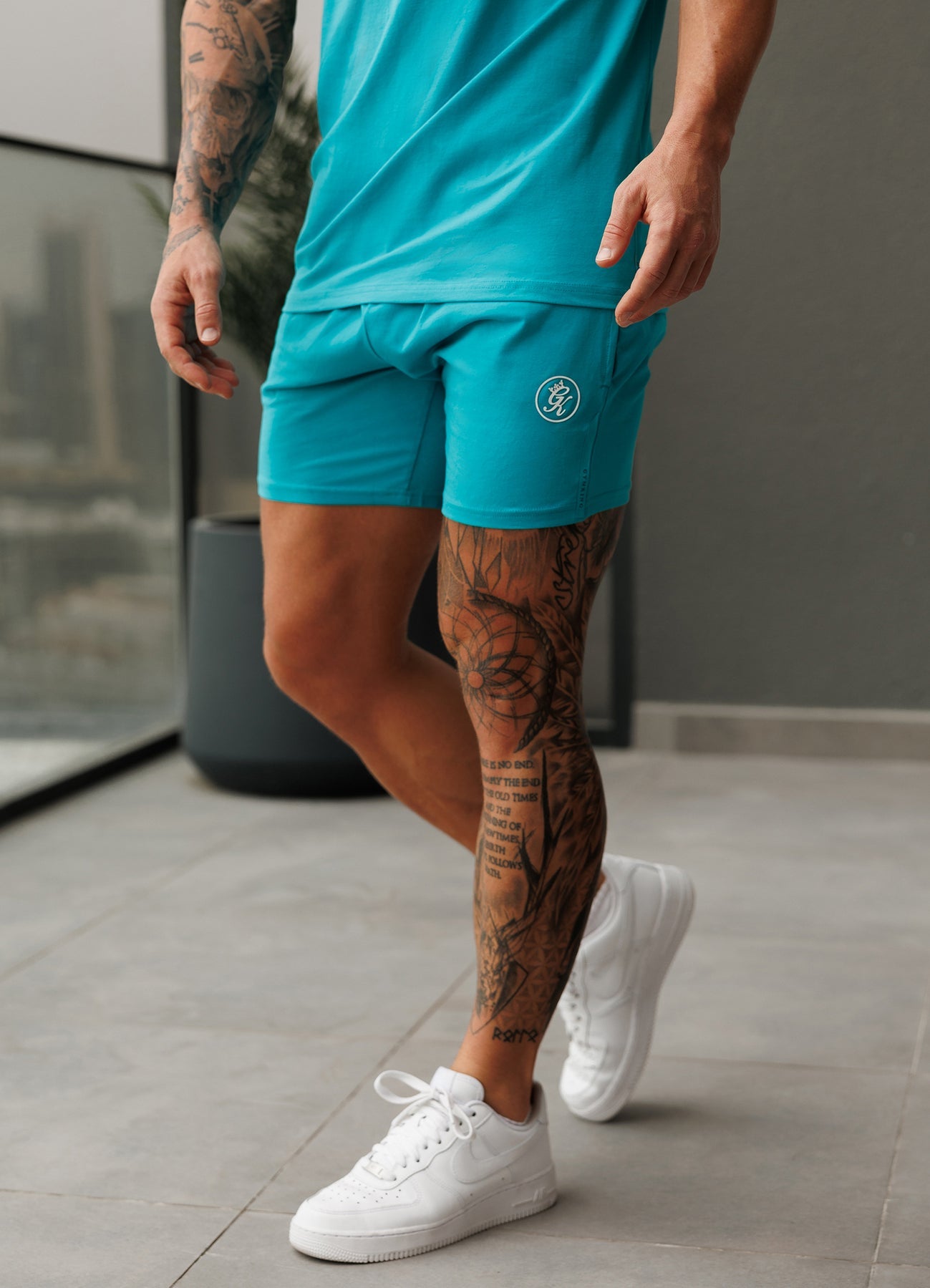 Gym King Pro Jersey Short Marine Tea