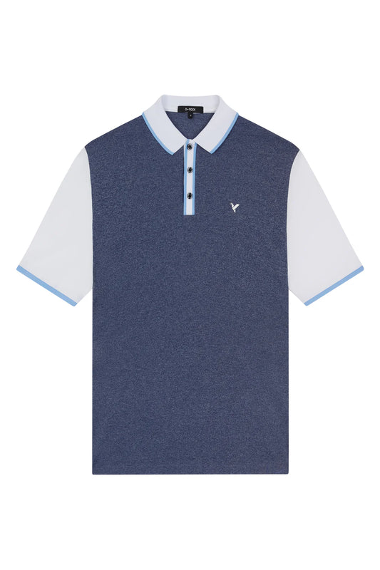CONTRAST BLOCK WITH CONTRAST PIPING NAVY-NEDO