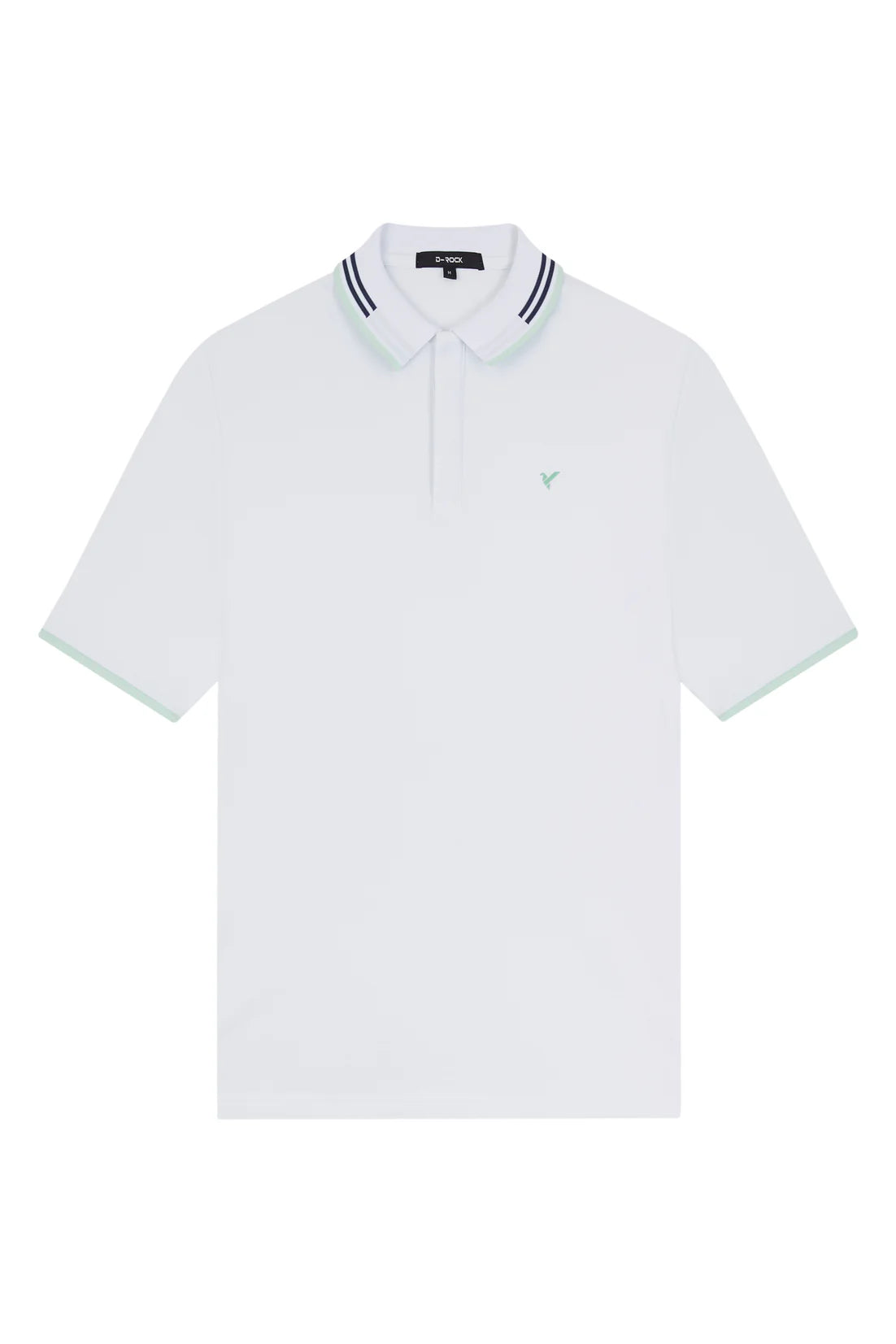 CONTRAST STRIPE COLLAR AND CUFF WHITE-OLSEN