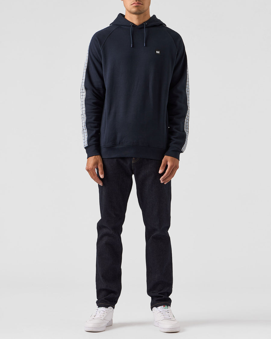 LO SUNG HOODIE NAVY/BLUE HOUSE CHECK