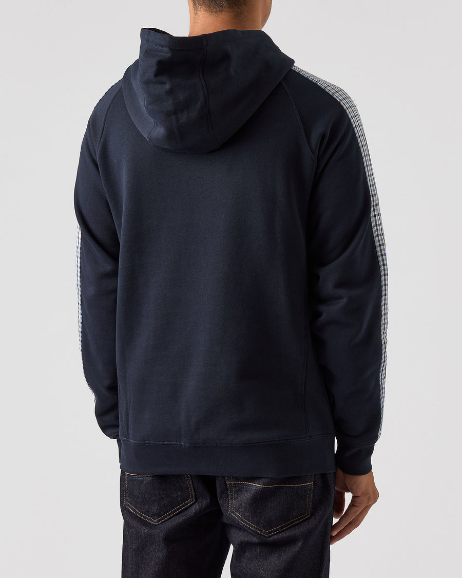 LO SUNG HOODIE NAVY/BLUE HOUSE CHECK