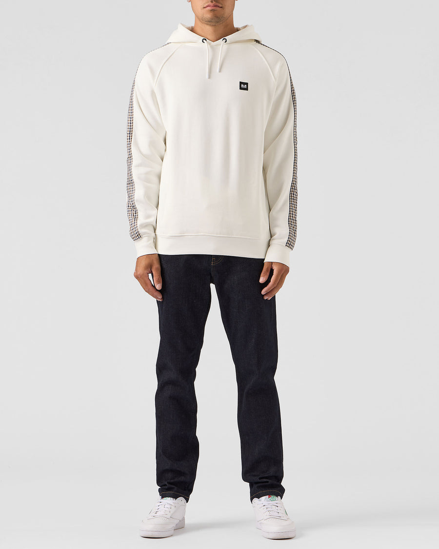 LO SUNG HOODIE WINTER WHITE/HOUSE CHECK ok