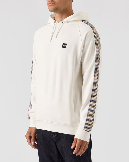 LO SUNG HOODIE WINTER WHITE/HOUSE CHECK ok
