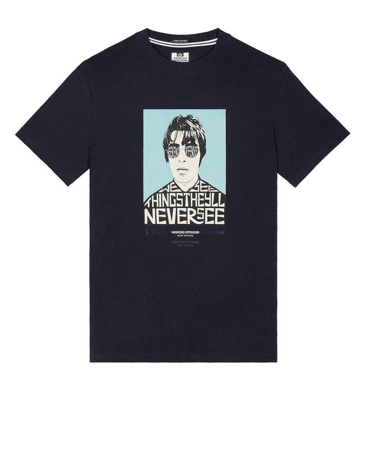 Weekend Offender Forever Graphic T-Shirt Navy