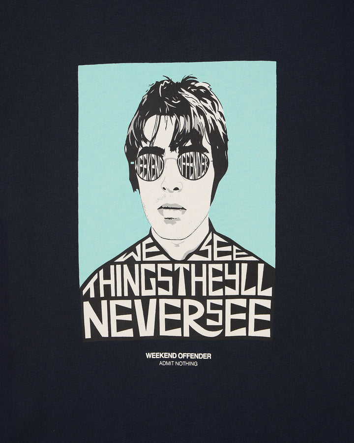 Weekend Offender Forever Graphic T-Shirt Navy