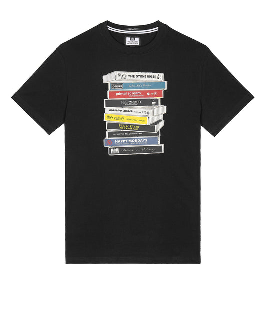 Weekend Offender Cassettes Graphic T-Shirt Black