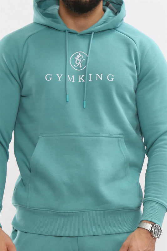 Gym King Hoodie Teal