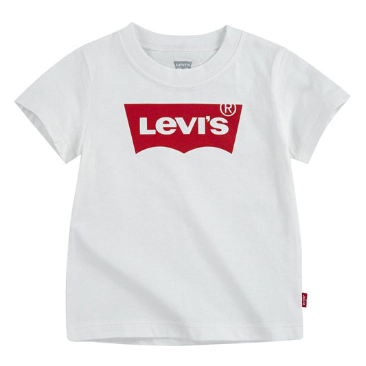 LEVIS BOYS CLASSIC BATWING WHITE T-SHIRT