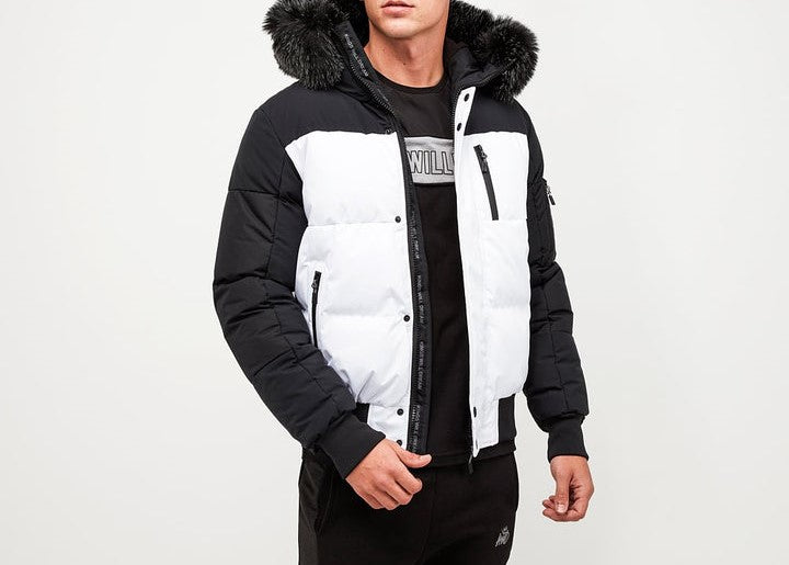 KINGS WILL DREAM SANDERS PUFFER BOMBER WHITE