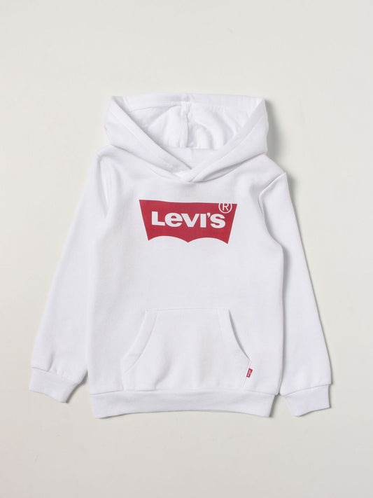 LEVI'S BOYS HOODIE WHITE