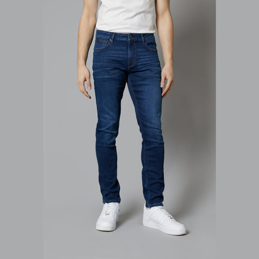FLORIDA TAPERED FIT JEANS - DARK BLUE